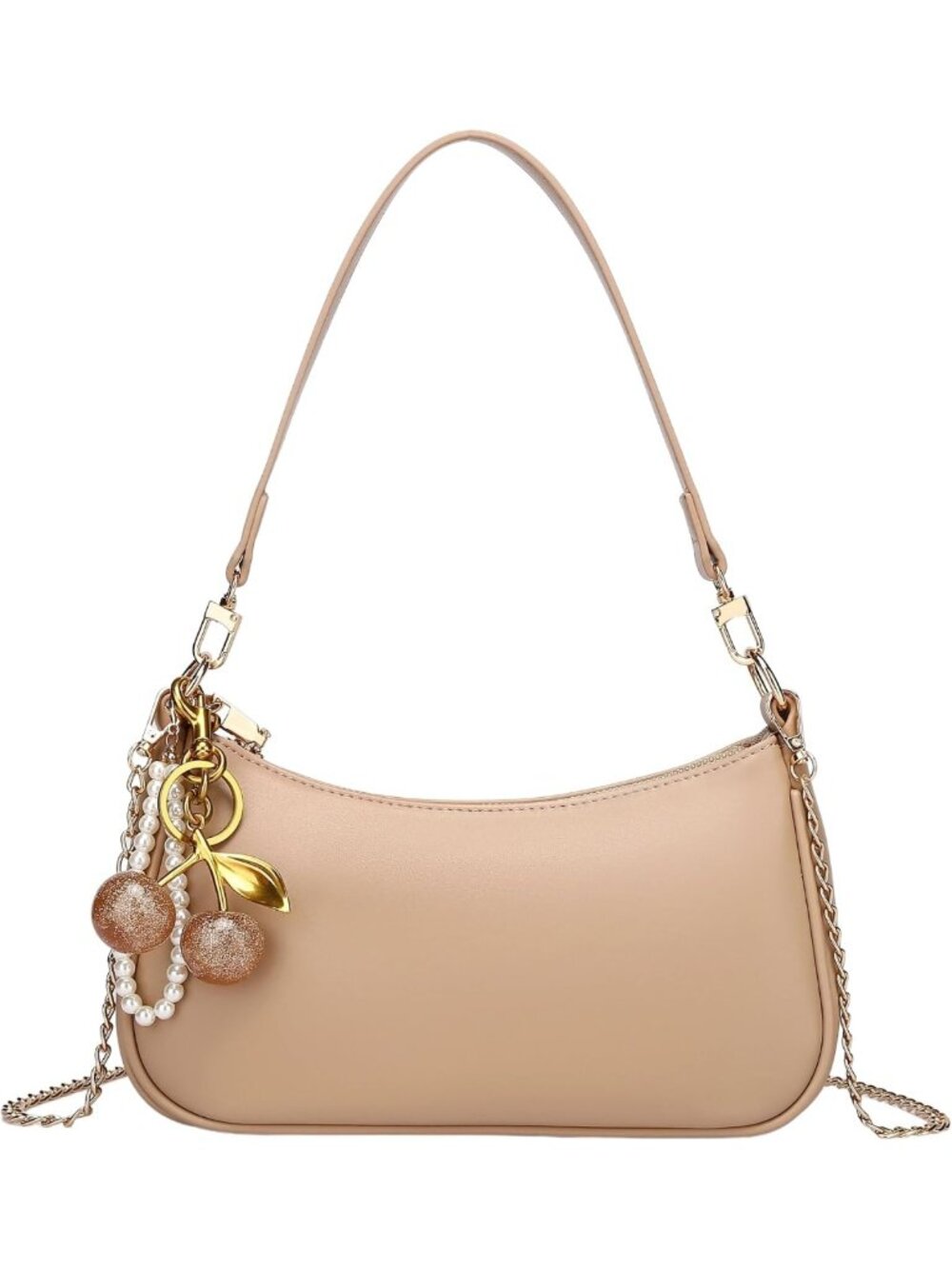 Stylish Cherry Shoulder Bag for Women - Versatile Hobo Crossbody Clutch Handbag